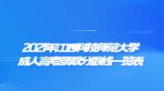 2021年江西科技师范大学成人高考录取分数线