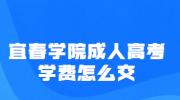 宜春学院成人高考学费怎么交?