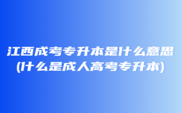 2023年南昌成人高考怎么报名？